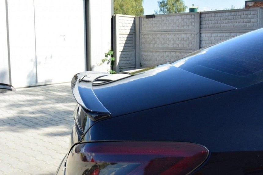 Spoiler cap Mercedes CLS W218 AMG-Line Maxton Design glans zwart