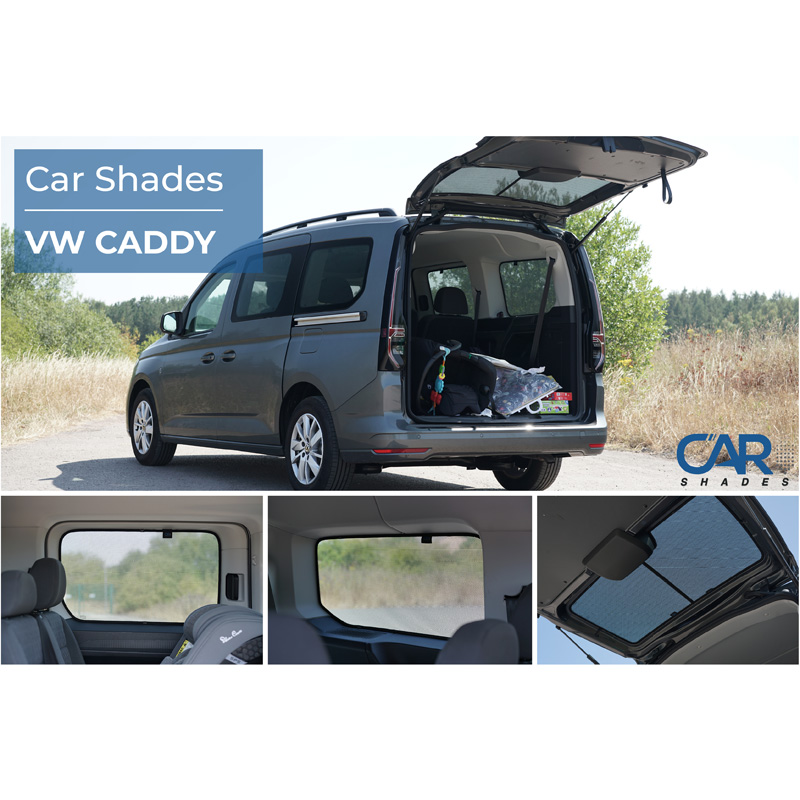 Set de Car Shades sur mesure pour Volkswagen Caddy V Maxi 2020- (6-pièces)