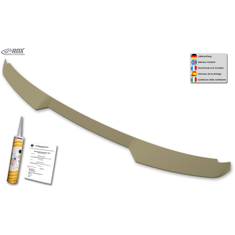 Becquet de toit sur mesure pour Volkswagen Caddy V Box/MPV 2020- (avec hayon) (PU)