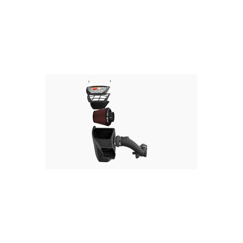 K&N admission d'air Aircharger sur mesure pour Ford Bronco 2.3L L4 Facelift 2021- (63-2620)