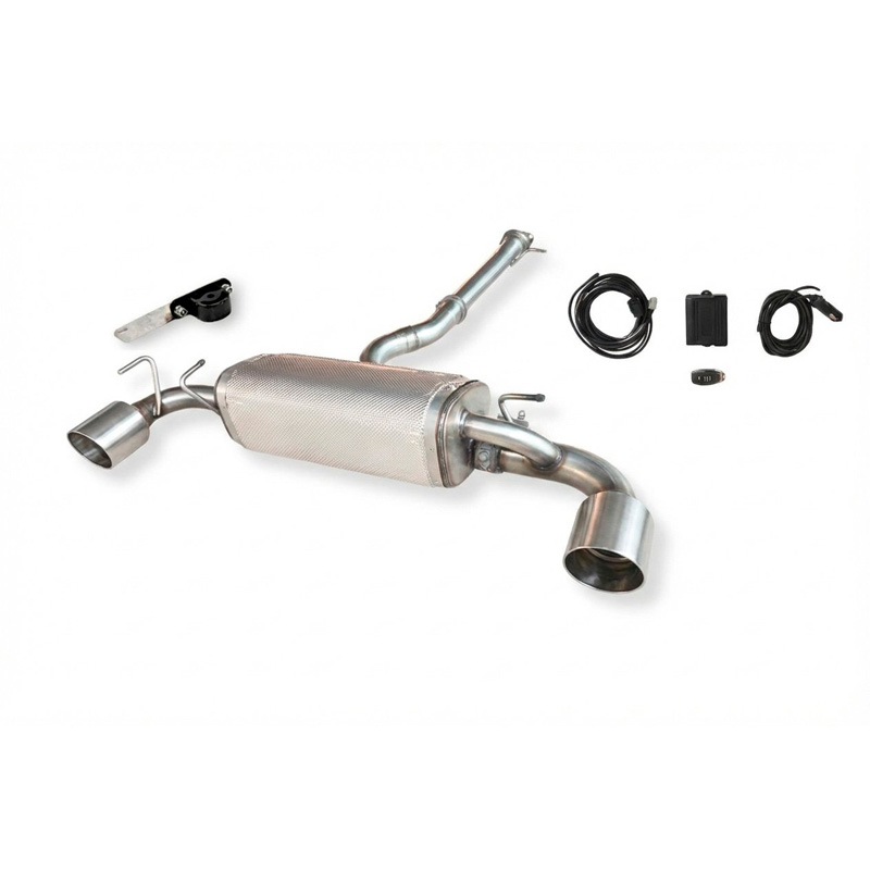 Ulter Sport Échappement inoxydable double sur mesure pour Toyota GR Yaris Mk2 2024- 206kW 2x115mm satinée