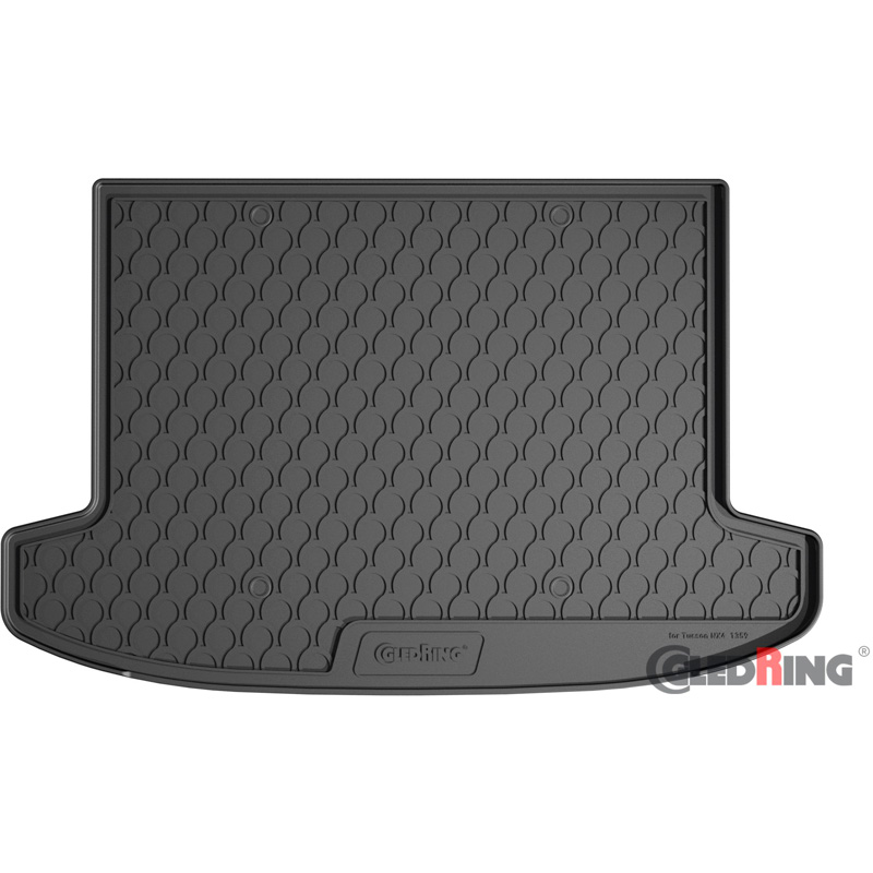 Coquille coffre-arrière Rubbasol (caoutchouc) sur mesure pour Hyundai Tucson (NX4E) Essence/Diesel 2020- (Sol en haut variable, excl. Subwoofer)
