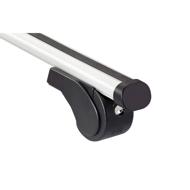 Jeu de barres de toit Twinny Load Aluminium A51 sur mesure pour Audi/BMW/Fiat/Ford/Seat/Skoda/VW/Volvo (pour voitures avec barres longitudinales ouvertes)