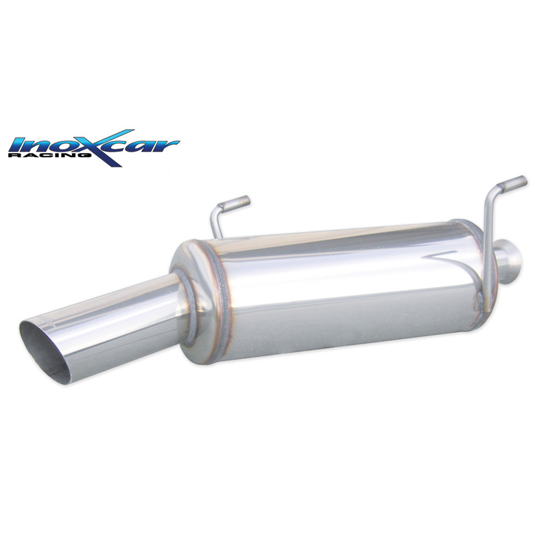 100% Inox Échappement Sport sur mesure pour Peugeot 206 16v GTI 136cv 1994-2004 1x90mm Rally