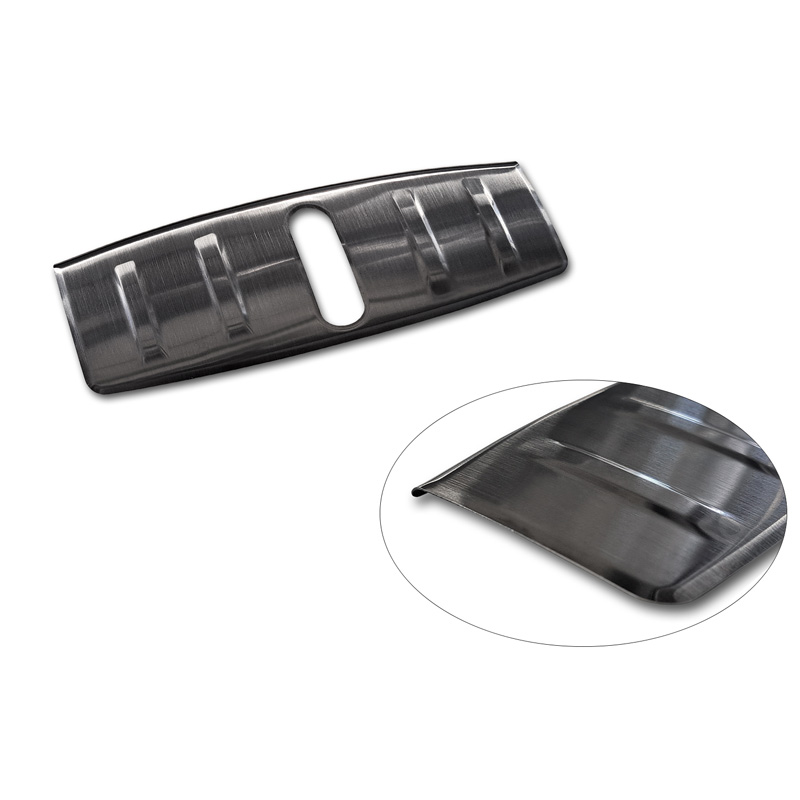 Plaques de protection avant du coffre en acier sur mesure pour Tesla Model 3 2019-2023 - Noir