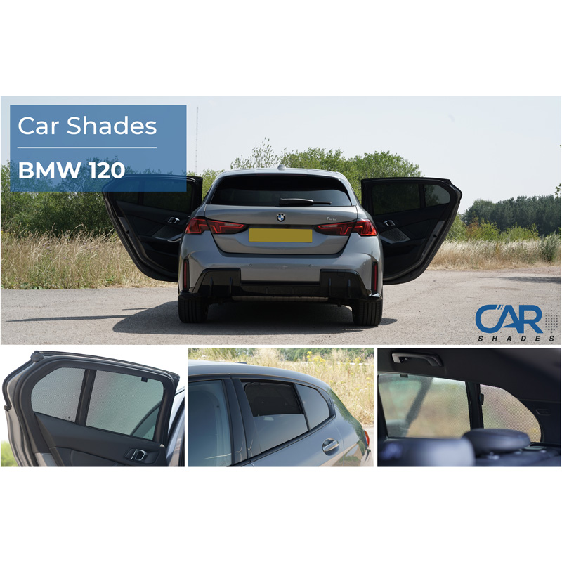 Set de Car Shades (portes arrières) sur mesure pour BMW Série 1 F70 5-portes 2024- (4-pièces)