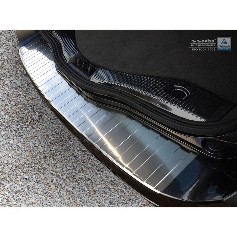 Protection de seuil arrière inox sur mesure pour Ford Mondeo V Wagon 2014- & Facelift 2019- 'Ribs'