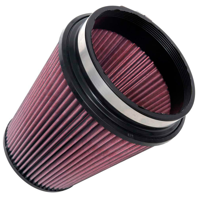 K&N Filtre à Air Universel Conique 152mm raccordement, 190mm de base, 152mm en haut, 203mm hauteur (RU-1020)