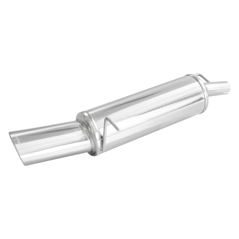 100% Inox Échappement Sport sur mesure pour Ford Fiesta 1.4 16v (80cv) 2002- 120x80mm