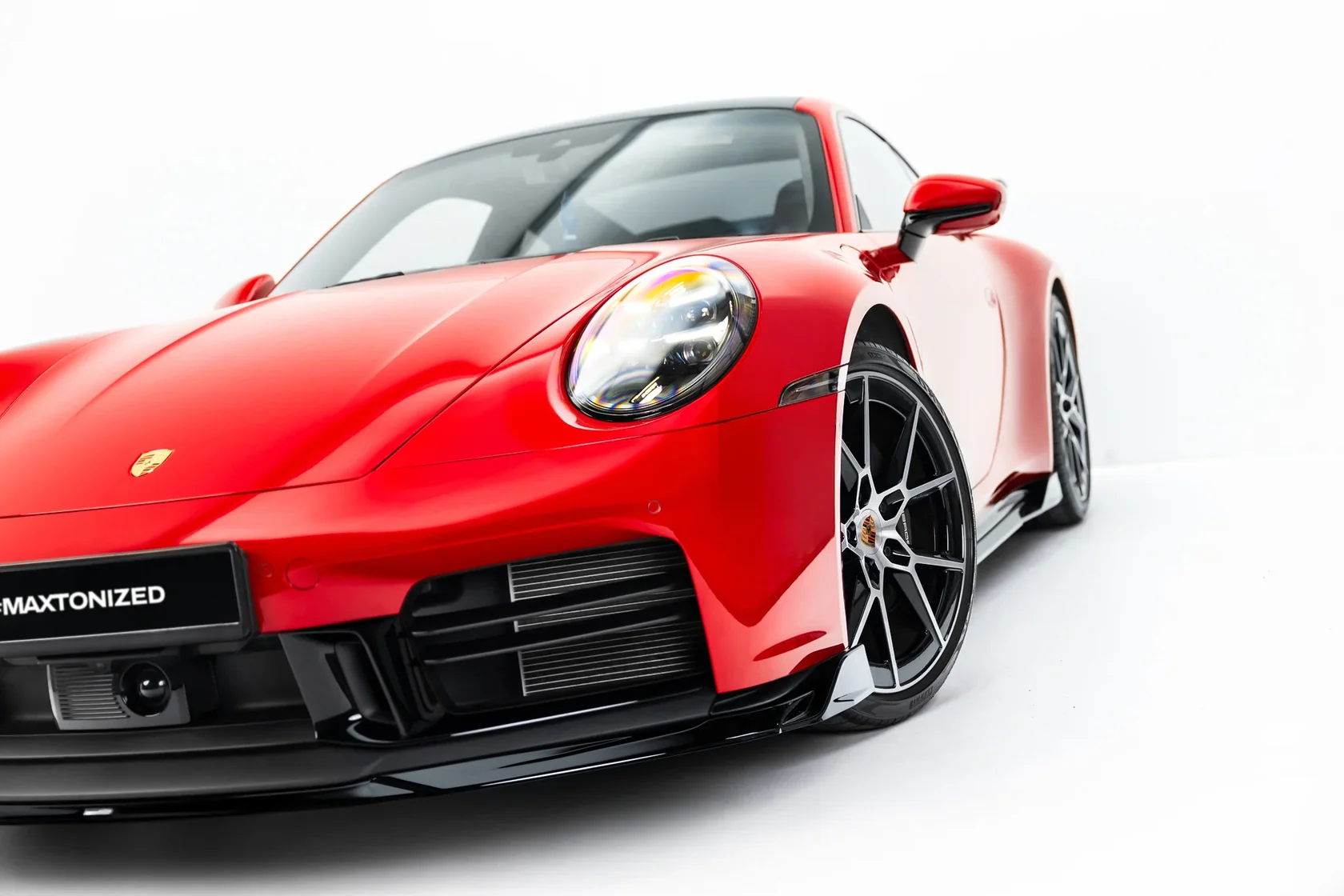 Bodykit passend voor Porsche 911 Carrera Aero 992 Facelift Glans Zwart – Maxton Design