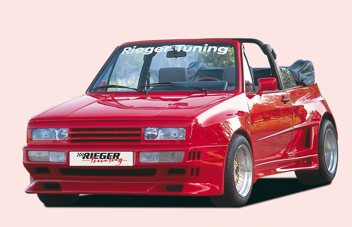 Voorbumper Breedversie l VW Golf II Polyester Rieger