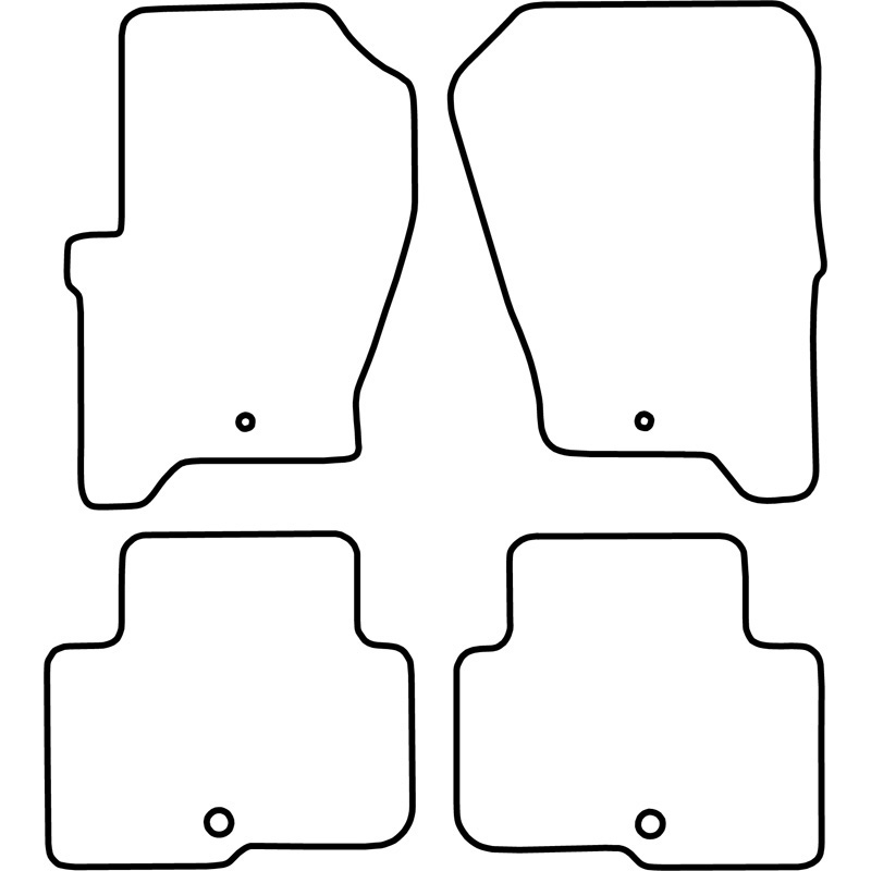 Set de tapis de sol en velours sur mesure pour Landrover Discovery IV 2008-2016