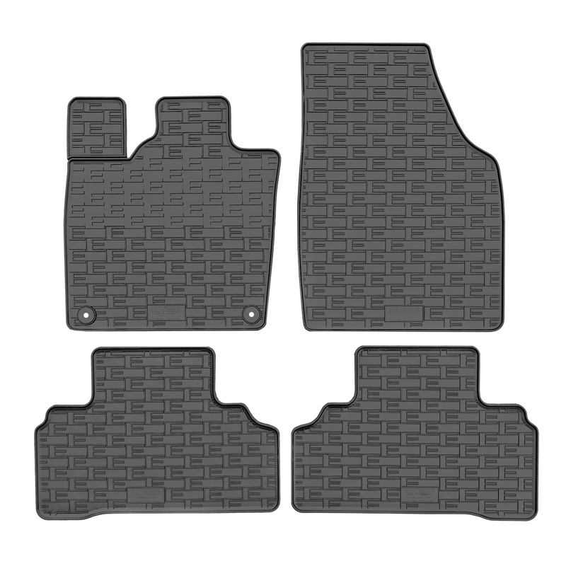 CIKCAR Set tapis de caoutchouc sur mesure pour Cupra Raval (KS1) & Skoda Epiq (PX1) 2026- (4-pièces + points de fixage)