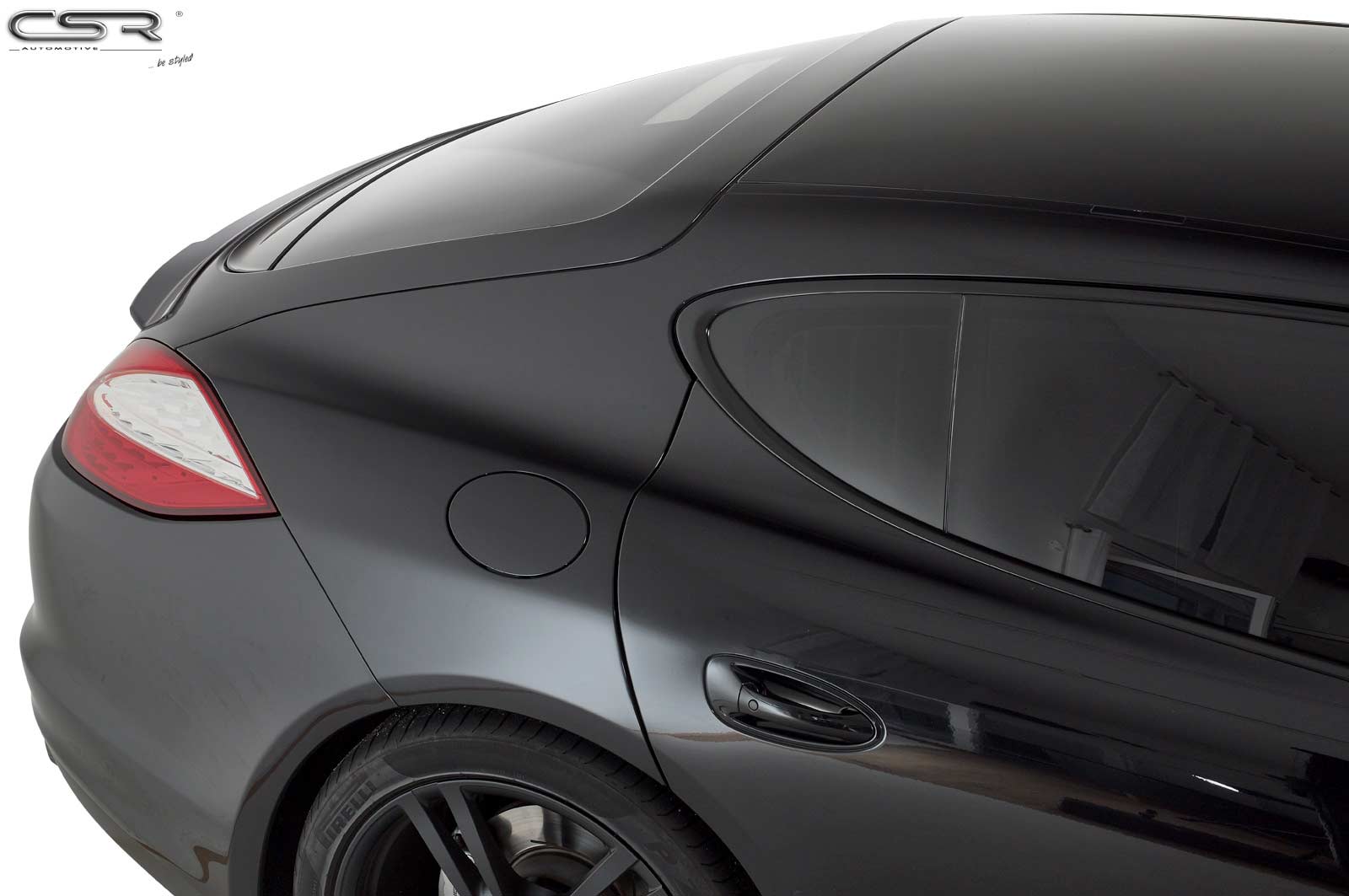 Achterspoiler Porsche Panamera 970 (2009–2016) Glans Zwart – CSR Automotive
