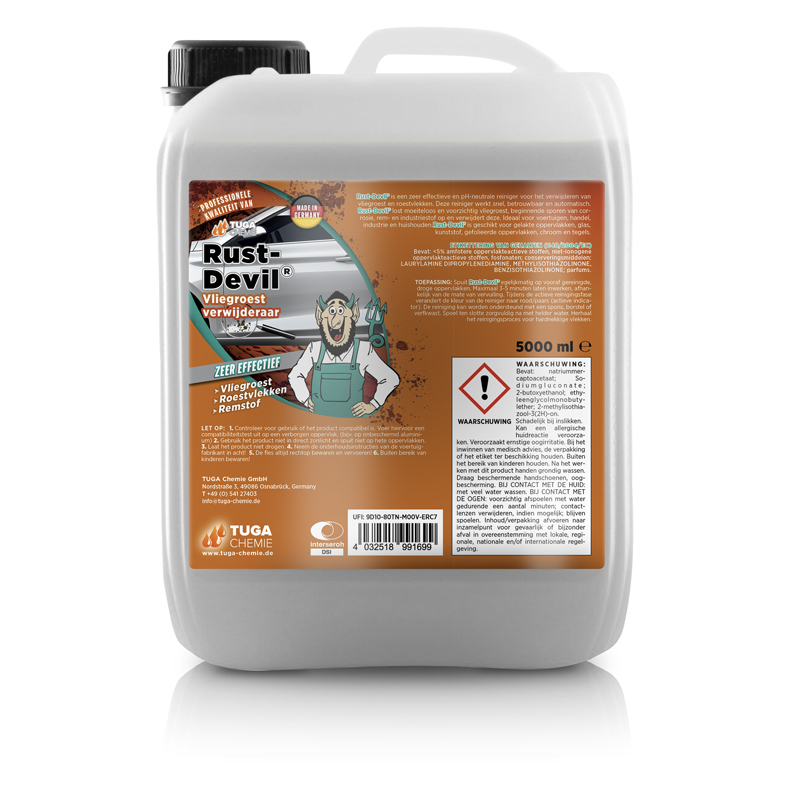 Tuga Chemie Tugarex Rust-Devil Décontaminant ferreux - 5000ml