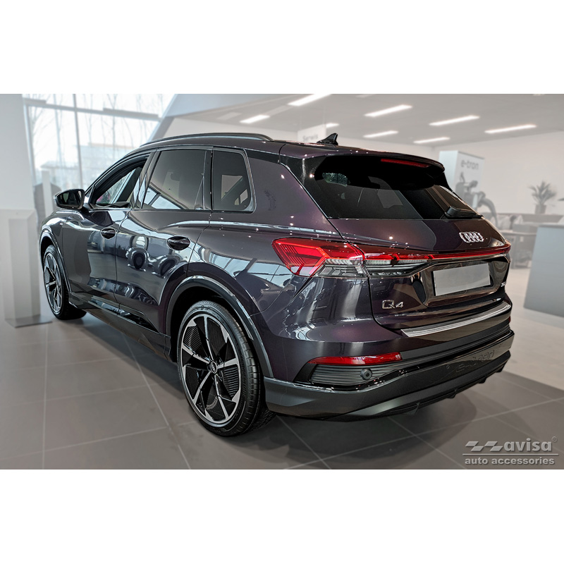 Protection de seuil arrière inox sur mesure pour Audi Q4 E-Tron 2021-