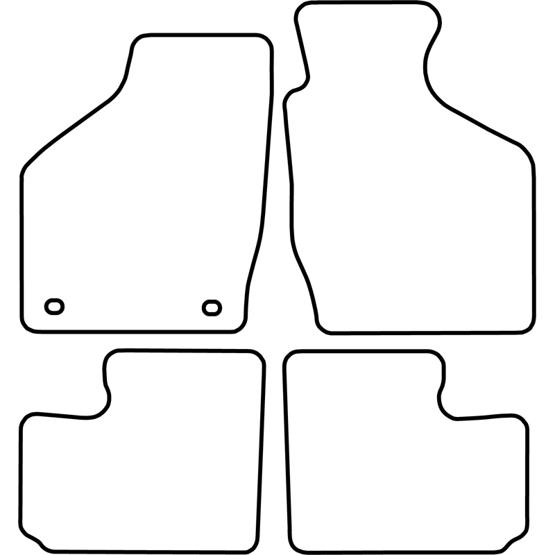 Set de tapis de sol sur mesure pour Suzuki Ignis 2003-2006