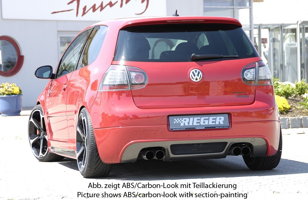 Achteraanzet Carbon VW Golf V GT/GTI Rieger
