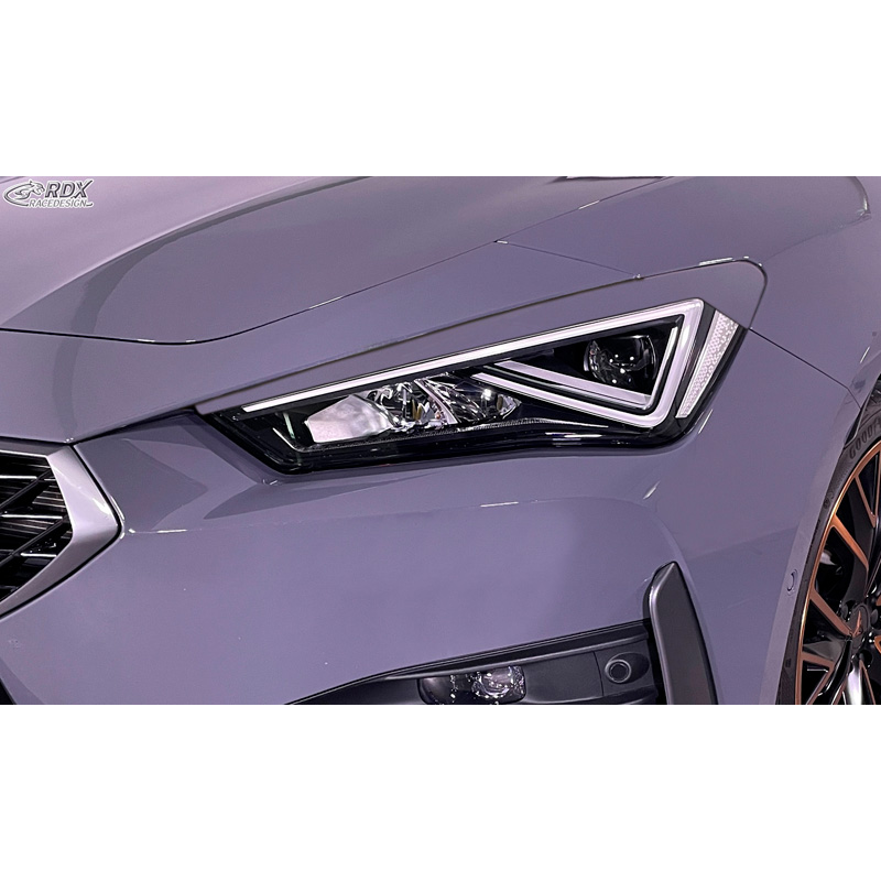 Spoilers de phares sur mesure pour Seat Leon (KL) / Cupra Leon (KL) & Cupra Formentor (KM) 2020- & Seat Tarraco (KN2) 2019- (ABS)
