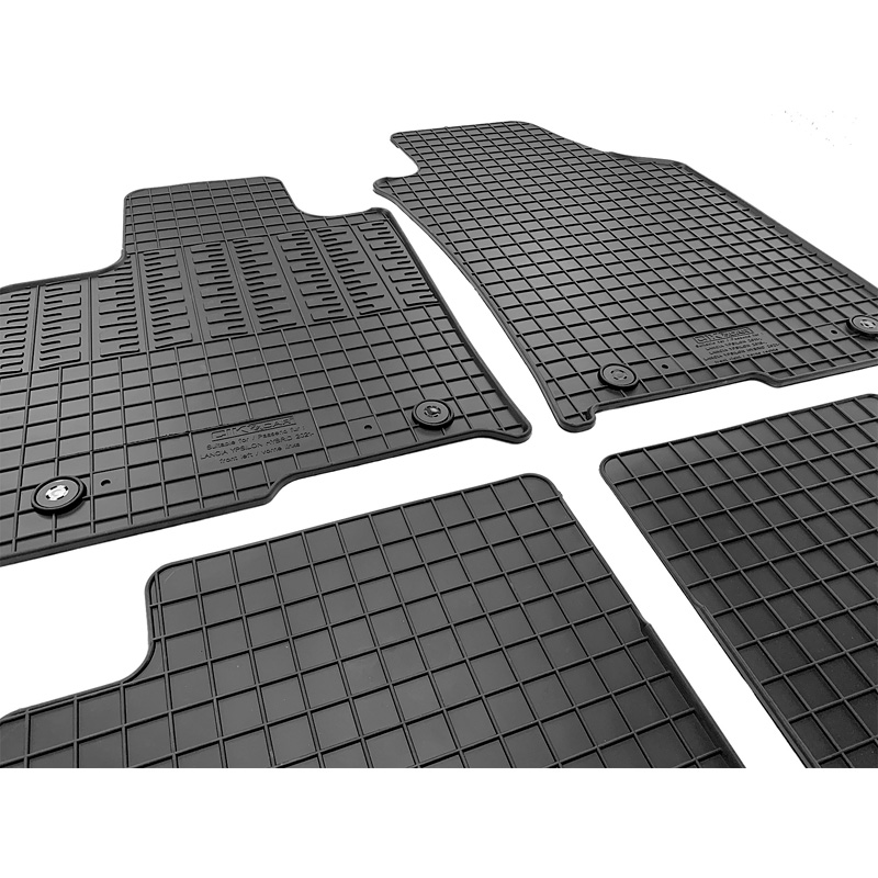 Set tapis de caoutchouc sur mesure pour Lancia Ypsilon Hybrid 2020- (4-pièces + points de fixage)