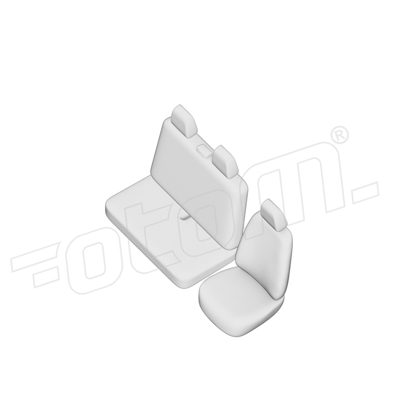 Original Design Housses de siège en tissu 2+1 sur mesure pour Nissan Townstar 2021-
