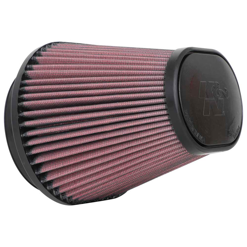 K&N Filtre à Air Universel Ovale/Conique 100mm raccordement 174x134 de base, 114x82 en haut, 127mm hauteur (RU-70031)
