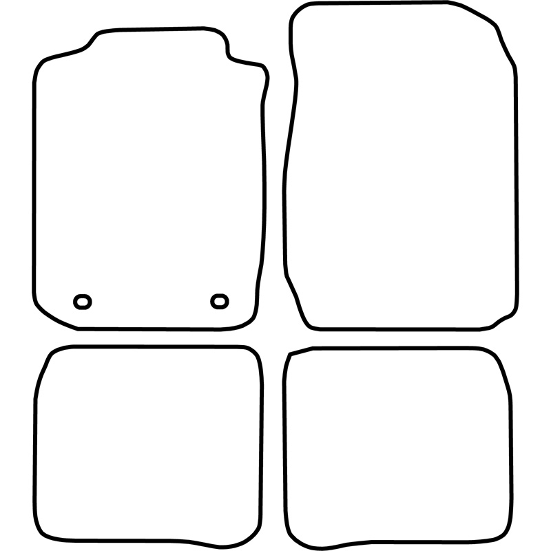 Set de tapis de sol sur mesure pour Toyota Corolla 1997-2002