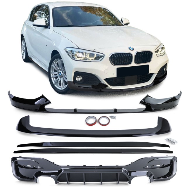 Bodykit BMW 1 Serie F20 / F21 Facelift M-Pakket Glans Zwart
