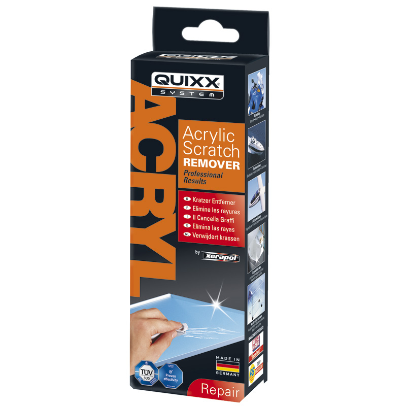 Quixx Xerapol Acrylic Scratch Remover (50g de polish/1 lingette/2 de papier de verre)