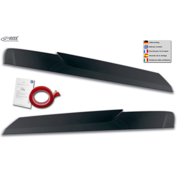 Spoilers de phares sur mesure pour Volkswagen Crafter & MAN TGE 2017- (ABS)