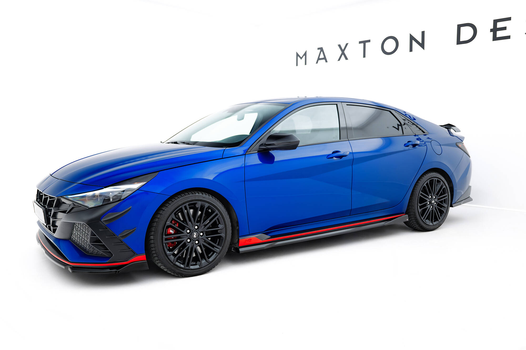 Zijskirts Hyundai Elantra N MK7 Maxton Glanzend zwart