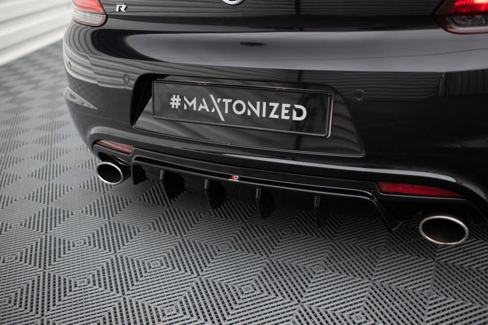 Diffuser V.2 Volkswagen Scirocco R Maxton Glans Zwart