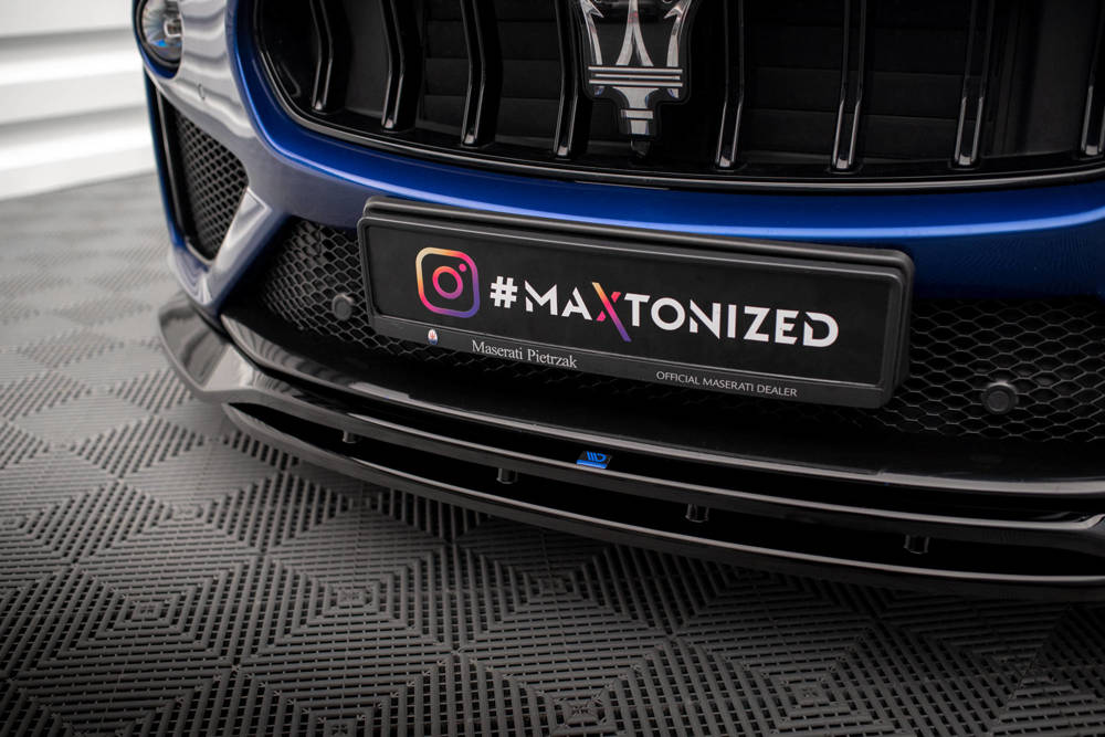 Voorspoiler Maserati Levante GTS Maxton Glans Zwart