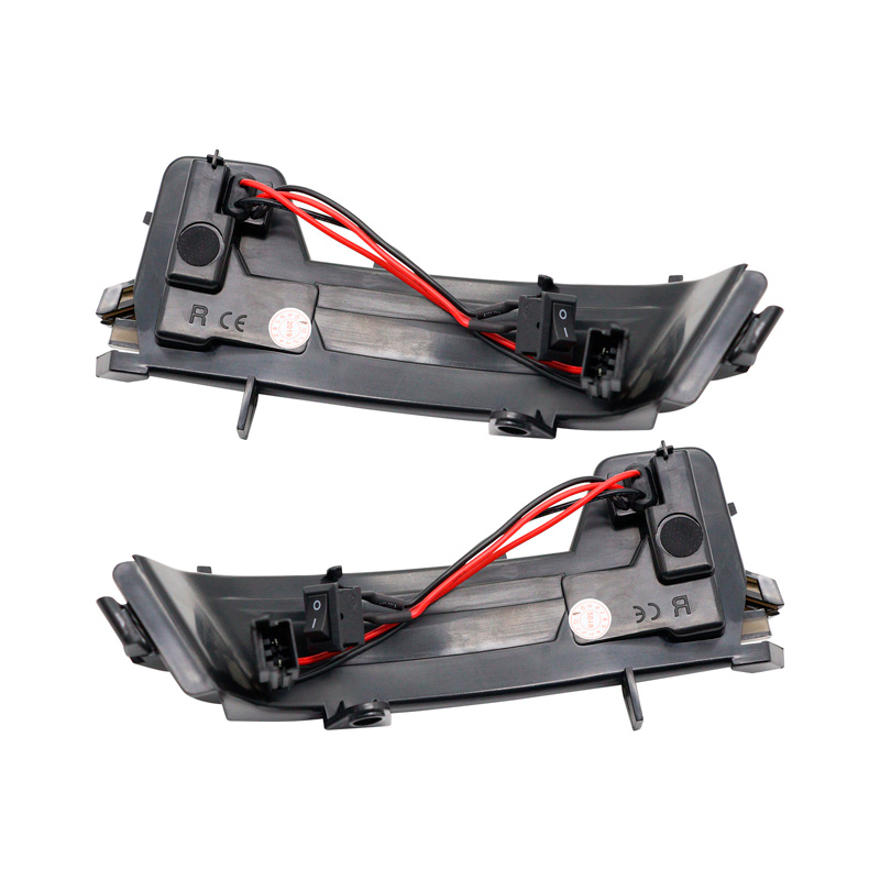 Set de Clignotants de Rétroviseurs LED sur mesure pour Skoda Karoq 2017- & Kodiaq 2017- - Fumée - incl. Feux Dynamiques