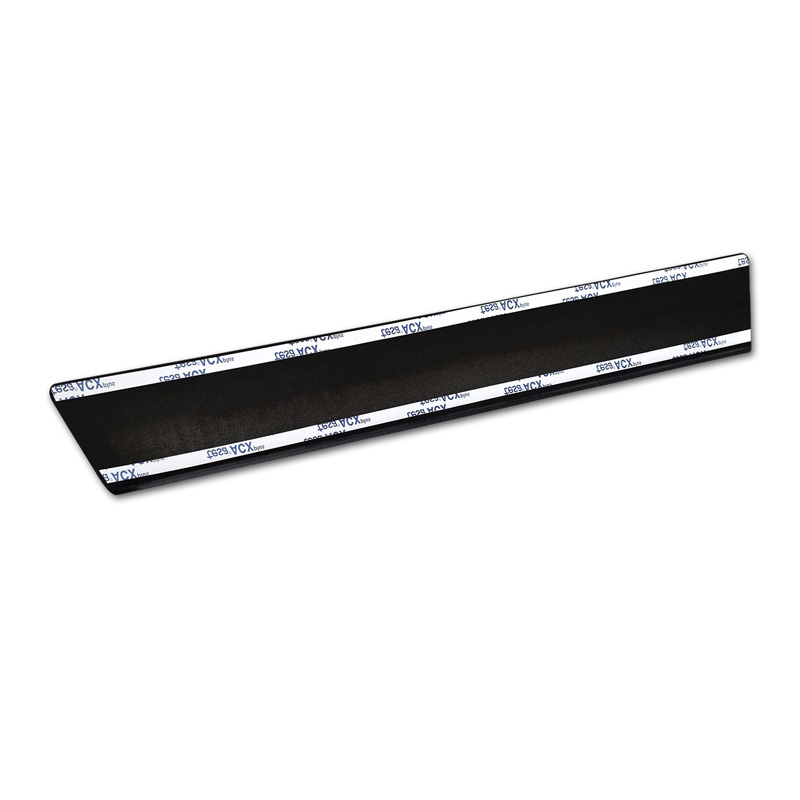 Seuils de portes aluminium 'Riffled Plate' sur mesure pour Ford Ranger VI 2022- & Volkswagen Amarok II 2023- - 4-pièces - Noir