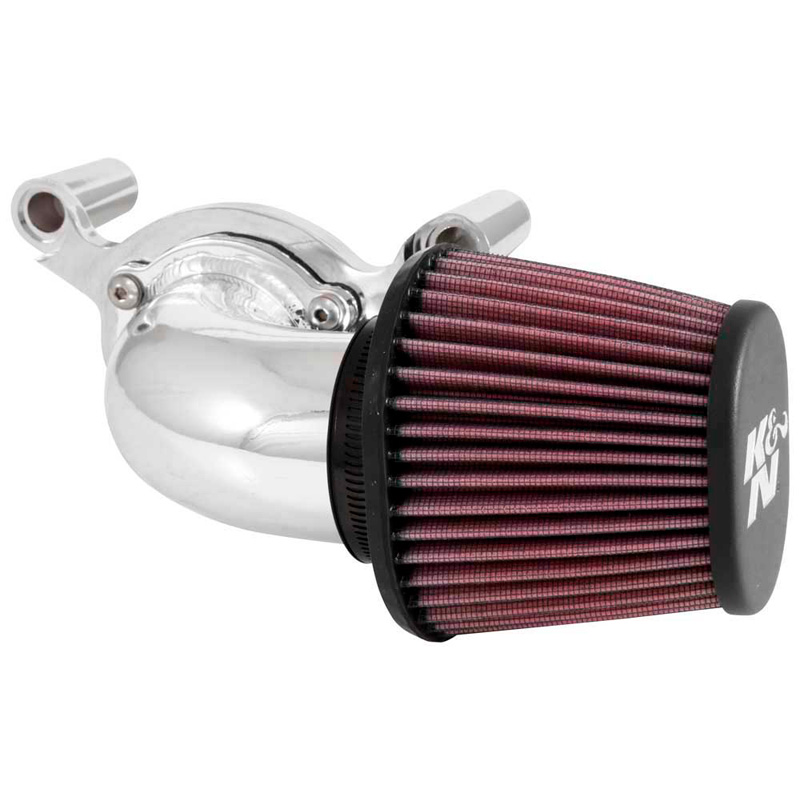 K&N admission d'air Aircharger sur mesure pour Harley Davidson modèles Touring incl bas de carénages 2008-2015 - Polis (63-1131P)