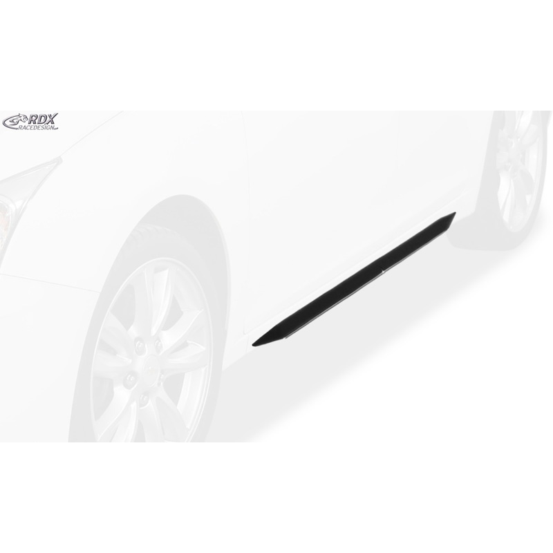 Jupes latérales 'Slim' sur mesure pour Chevrolet Cruze 2009-2015 (ABS noir luisant)
