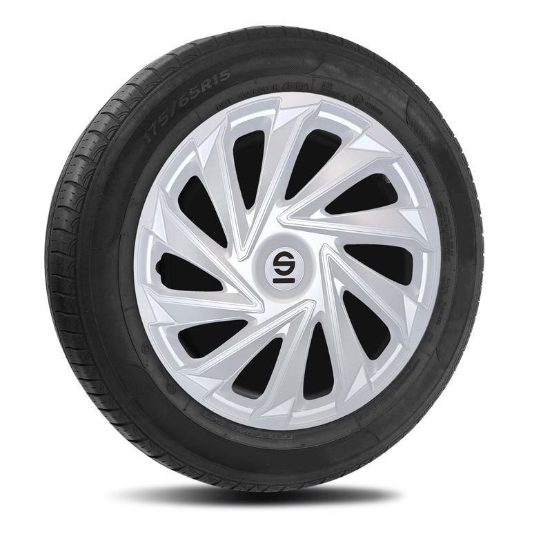 Sparco Enjoliveurs Varese - 14-pouces - Argent - Set de 4 pièces