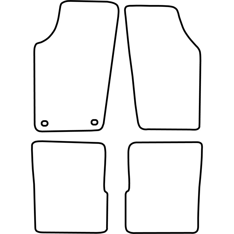 Set de tapis de sol sur mesure pour Saab 900 1978-1993