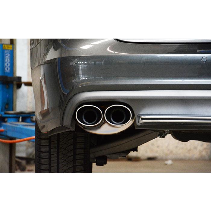 AUDI A6 C7 4G (Sedan + Avant) QUATTRO 2.8 FSI V6 (204 Hp) 2011 -> 2014 ("Cat.- Back" system) Rear ex
