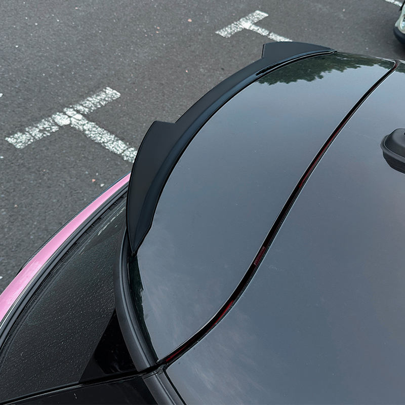 Becquet de toit (Spoiler Cap) sur mesure pour Mini F55/F56 One/Cooper/S 2013-2024 excl. JCW/GP (ABS Noir Luisant)