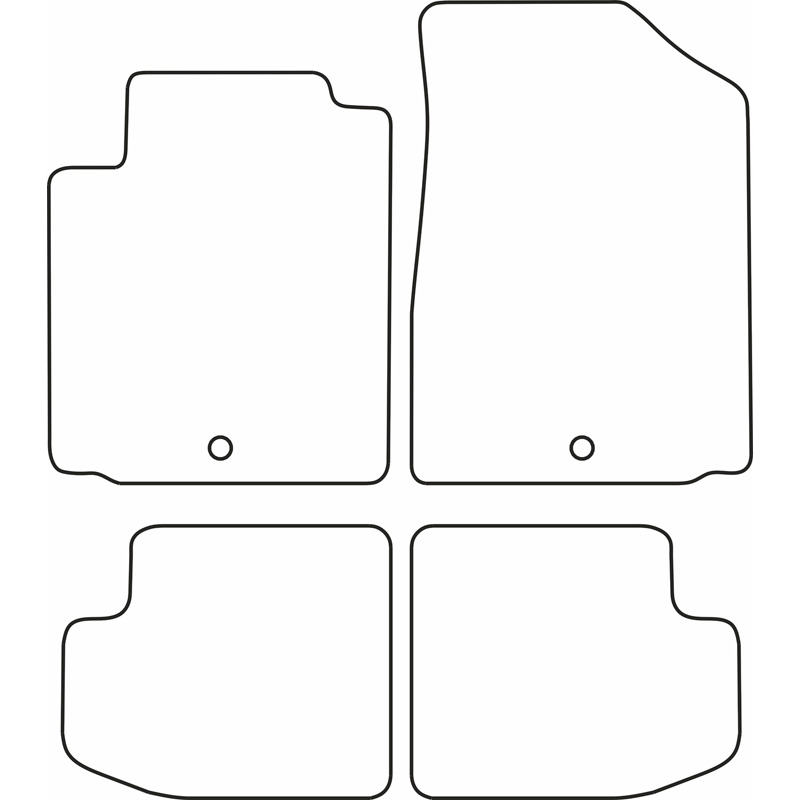 Set de tapis de sol sur mesure pour Toyota Yaris 3 portes 1999-2003