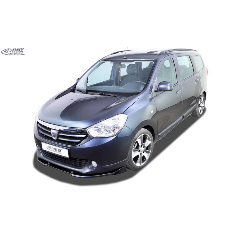 Jupes latérales 'Slim' sur mesure pour Dacia Lodgy (ABS noir luisant)
