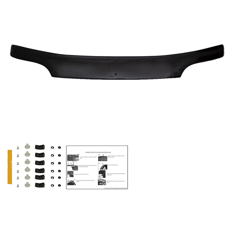 Protection du capot sur mesure pour Ford Transit MK5 1993-2002 - Noir brillant