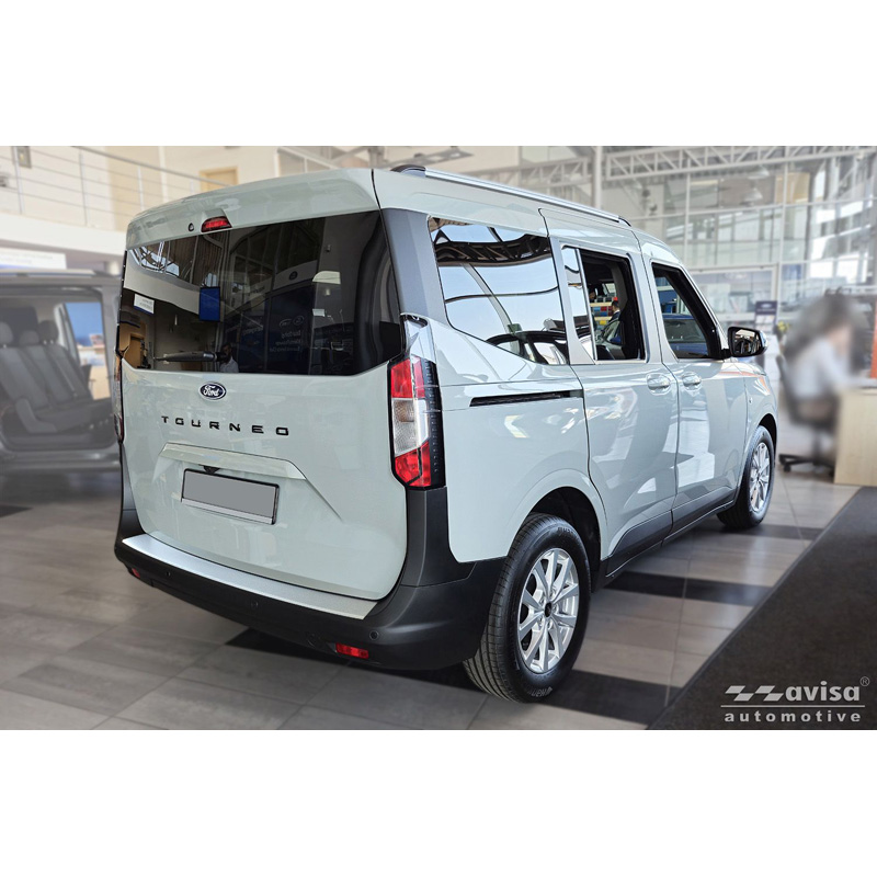 Avisa Protection de seuil arrière inox sur mesure pour Ford Transit Courier II / Tourneo Courier II 2023- '5WL'