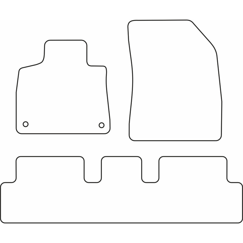 Set de tapis de sol sur mesure pour Citroën C4 Picasso 2013- & C4 Spacetourer 2018- (5 Personnes)