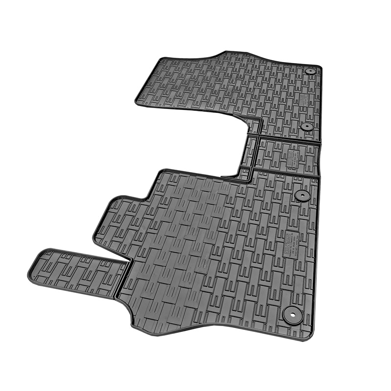 Set tapis de caoutchouc sur mesure pour Volkswagen ID.Buzz Bus 2022- (3-pièces)
