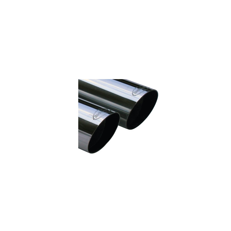 100% Inox Échappement Sport sur mesure pour Volkswagen Golf V 2.0TDi 4-Motion (140cv) 2004- 2x80mm Racing