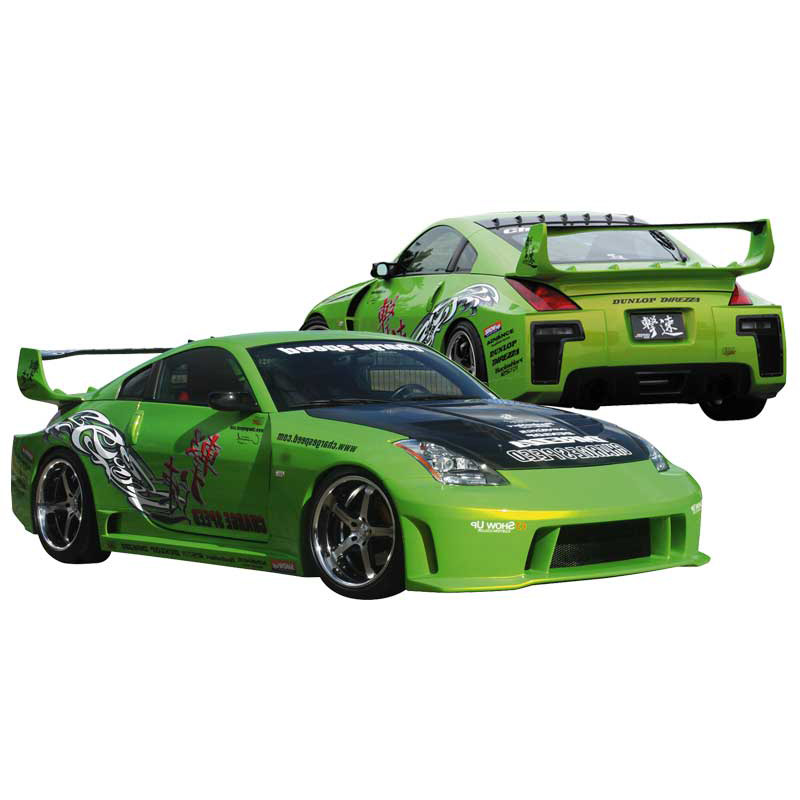 Chargespeed Kit de Wide-Body sur mesure pour Nissan 350Z Z33 'Super GT' (FRP)