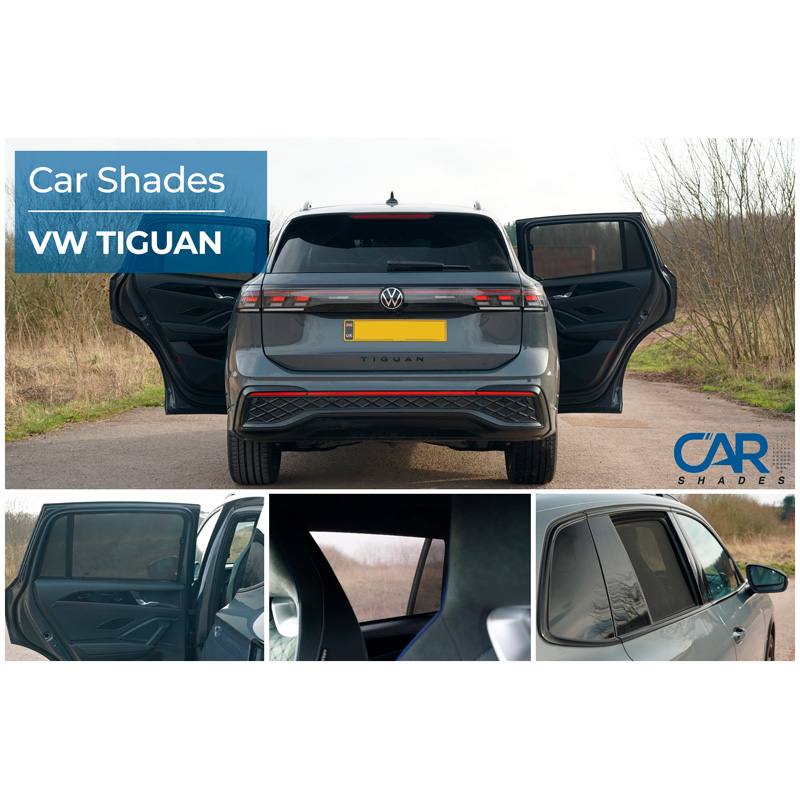 Set de Car Shades (portes arrières) sur mesure pour Volkswagen Tiguan III (CT1) 2024- (2-pièces)